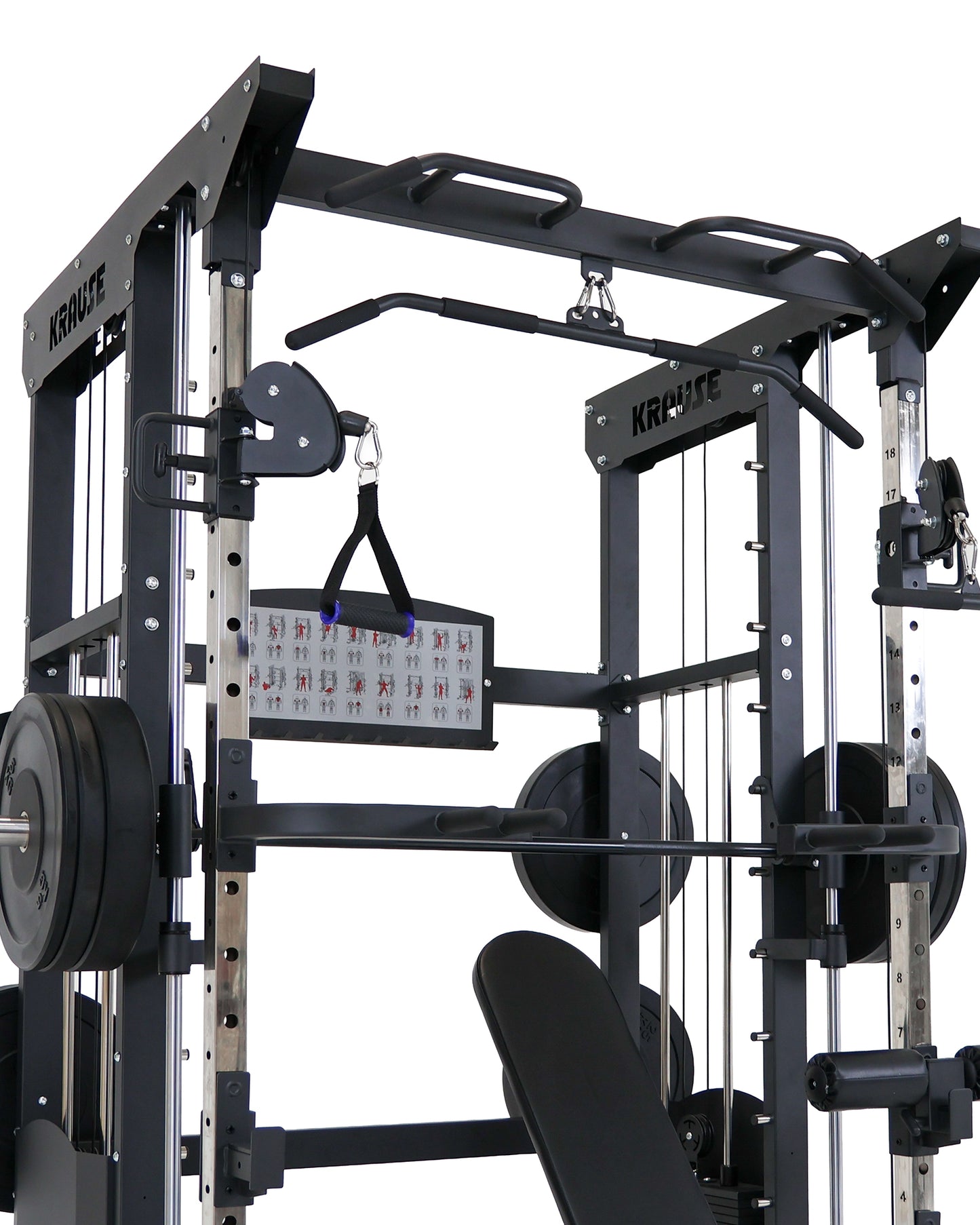 Zestaw Black Bumper: Brama + Ławka + Obciążenie 150 kg