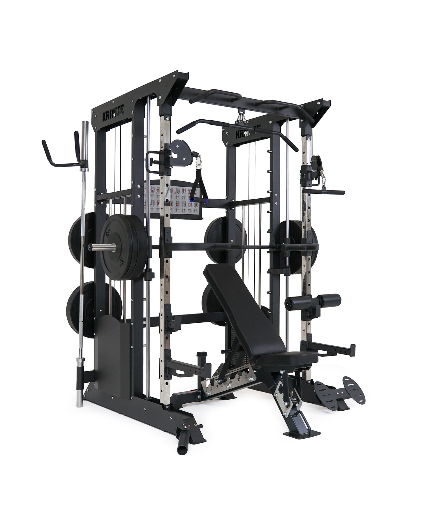 Zestaw Black Bumper PRO: Brama + Ławka PRO + Obciążenie 150 kg