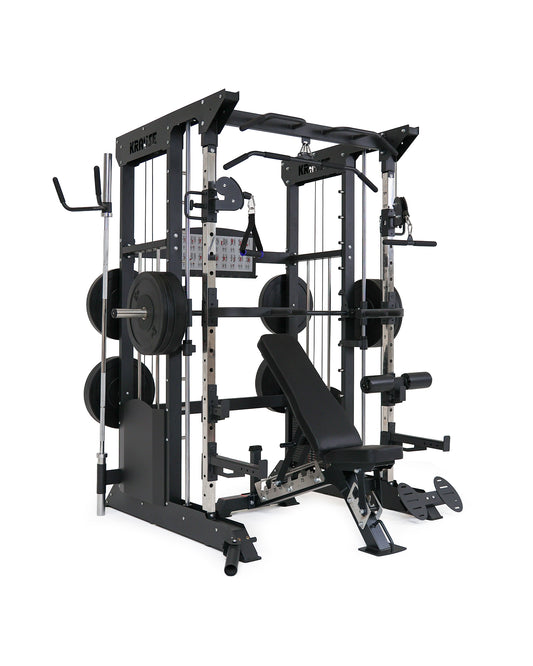 Zestaw Black Bumper PRO: Brama + Ławka PRO + Obciążenie 150 kg