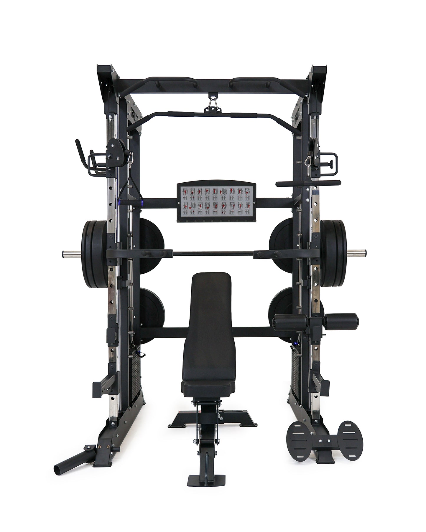 Zestaw Black Bumper PRO: Brama + Ławka PRO + Obciążenie 150 kg