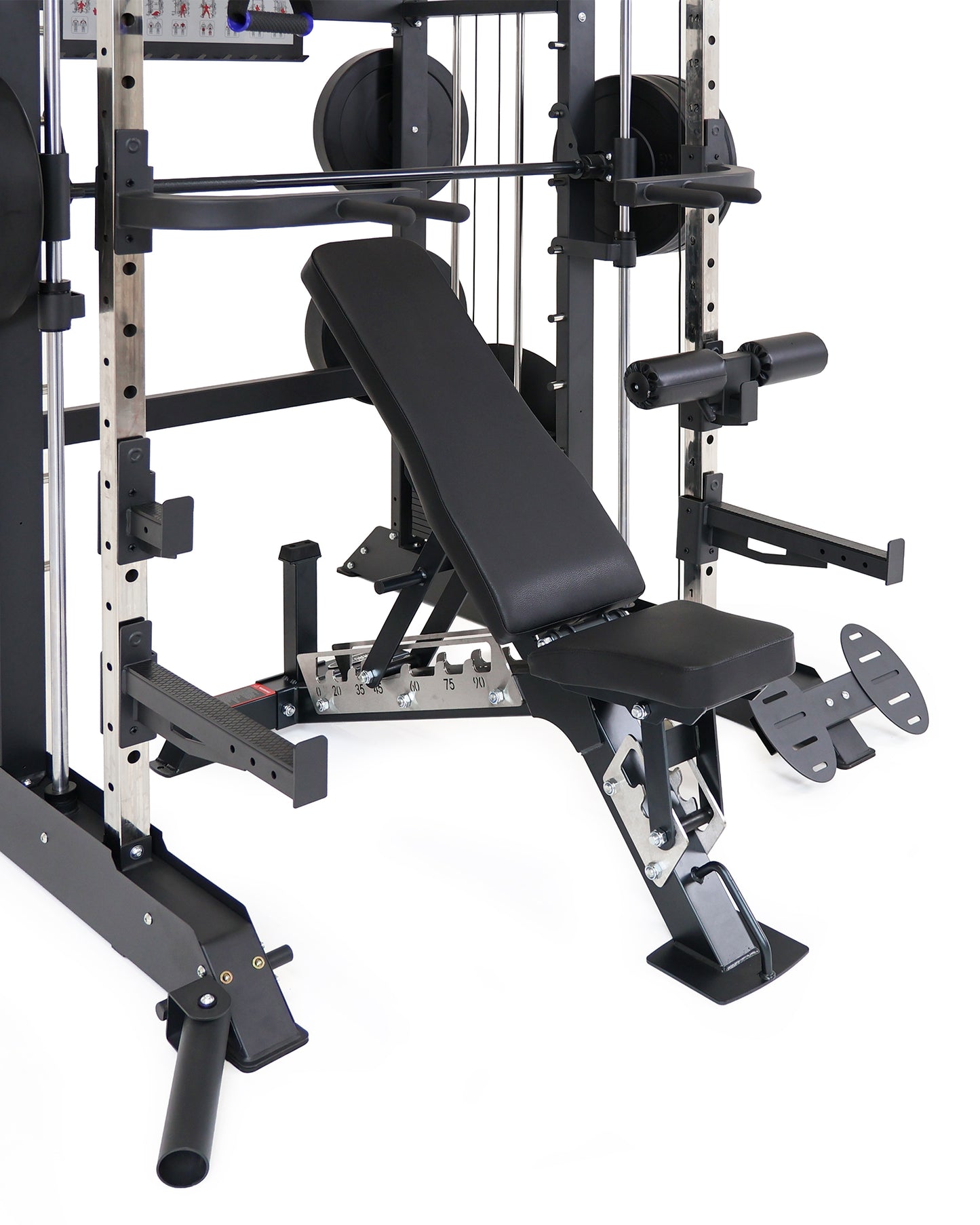 Zestaw Black Bumper PRO: Brama + Ławka PRO + Obciążenie 150 kg