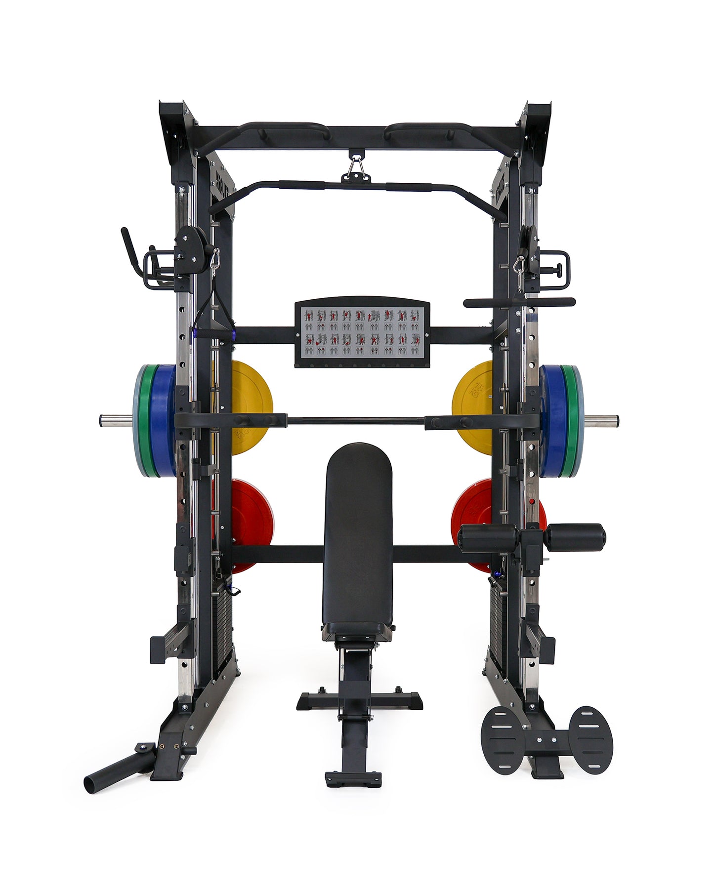 Zestaw Color Bumper: Brama + Ławka + Obciążenie 150 kg