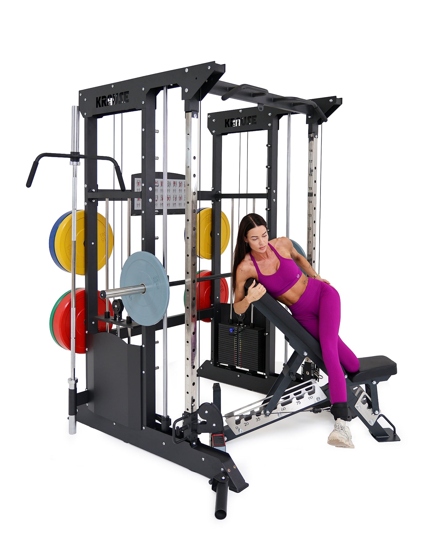 Zestaw Color Bumper PRO: Brama + Ławka PRO + Obciążenie 150 kg