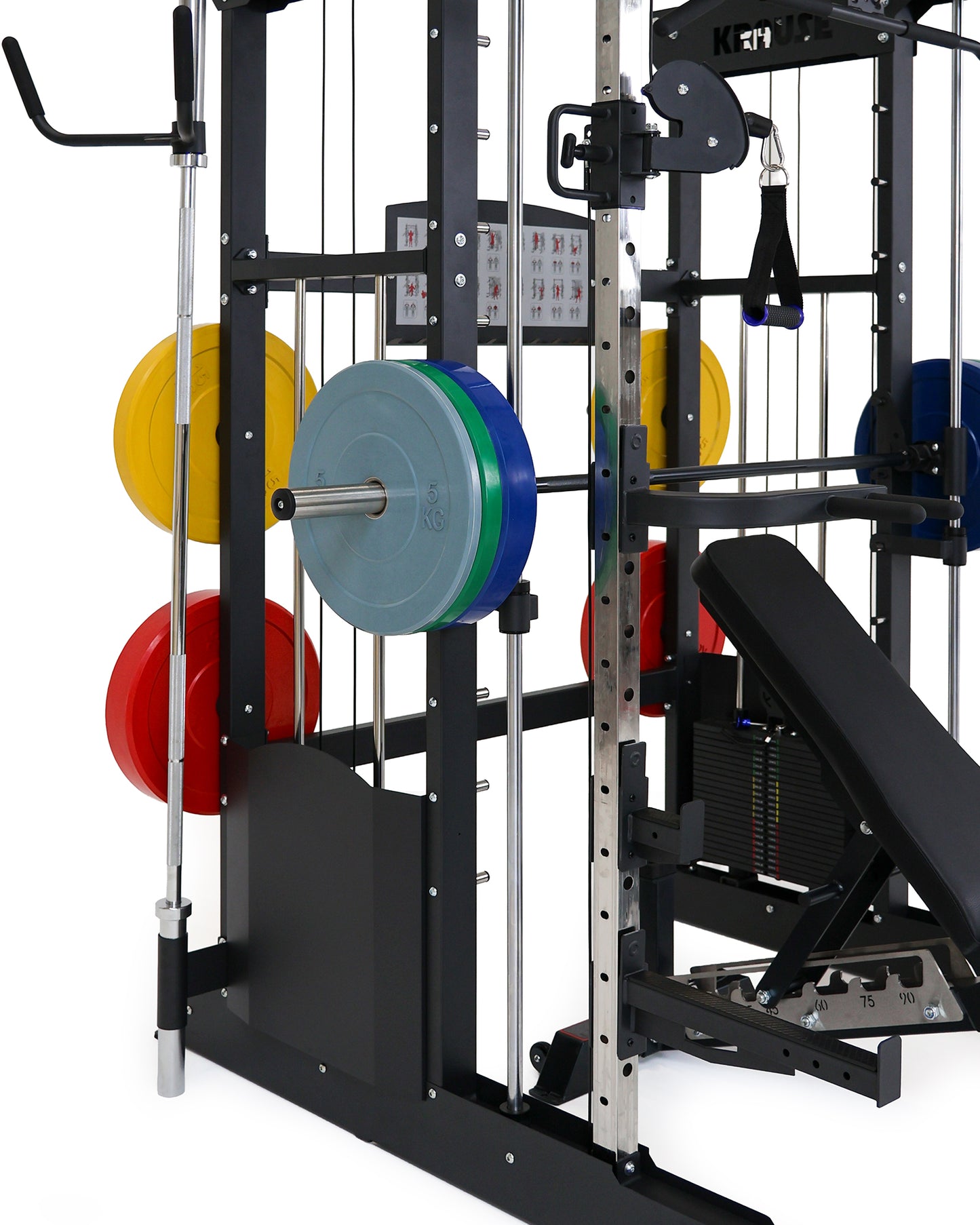 Zestaw Color Bumper PRO: Brama + Ławka PRO + Obciążenie 150 kg