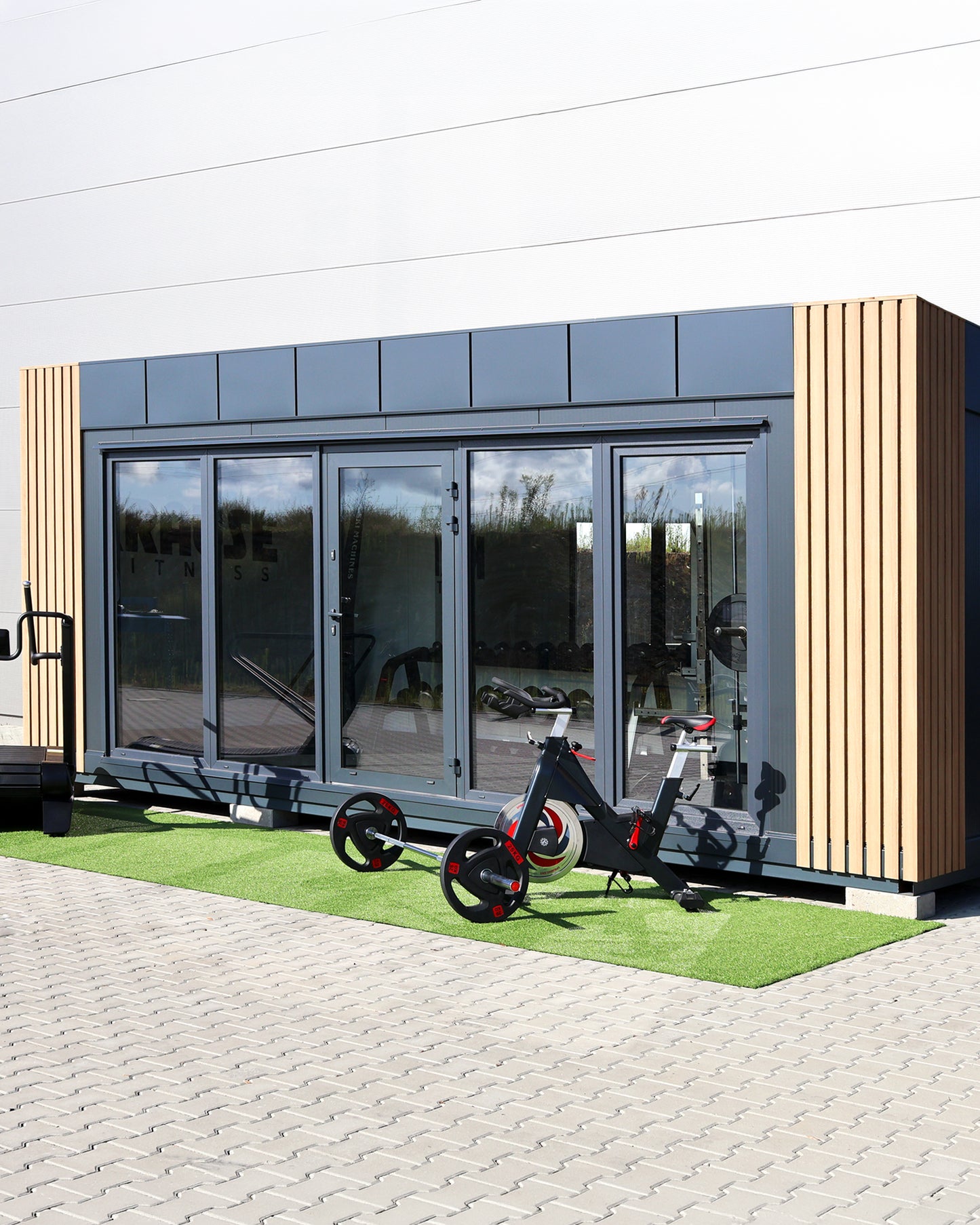 Modulárna Záhradná Posilňovňa 20 m² Tréningové Studio KRAUSE FITNESS