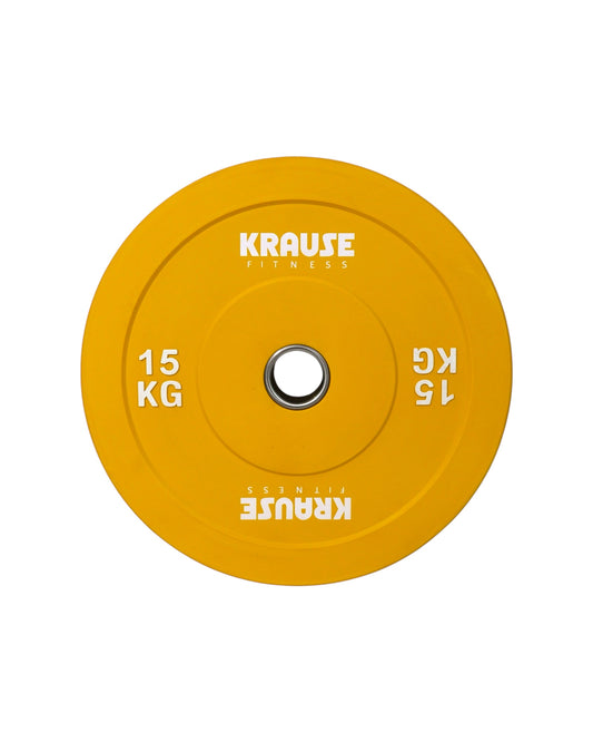 OBCIĄŻENIE BUMPER KOLOROWY 15 KG KRAUSE FITNESS
