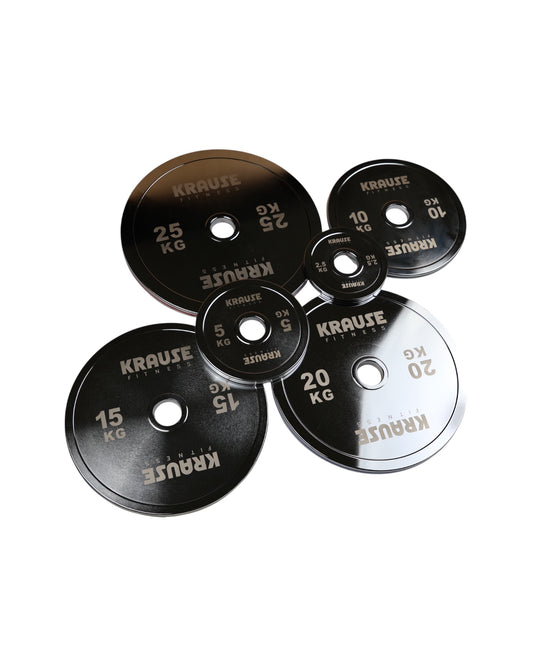 OBCIĄŻENIE CHROMOWANE PREMIUM SET 155 KG KRAUSE FITNESS