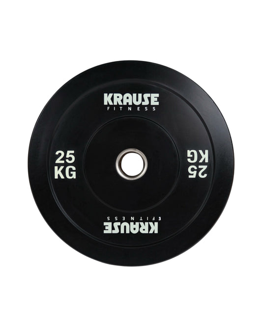 OBCIĄŻENIE BUMPER CZARNY 25 KG KRAUSE FITNESS