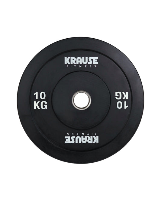 OBCIĄŻENIE BUMPER CZARNY 10 KG KRAUSE FITNESS