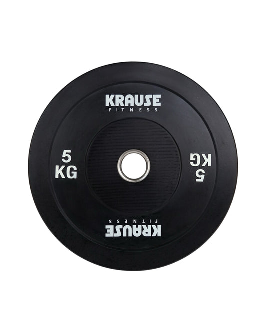 OBCIĄŻENIE BUMPER CZARNY 5 KG KRAUSE FITNESS
