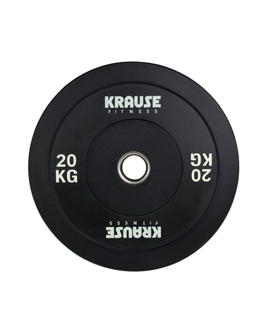 OBCIĄŻENIE BUMPER CZARNY 20 KG KRAUSE FITNESS
