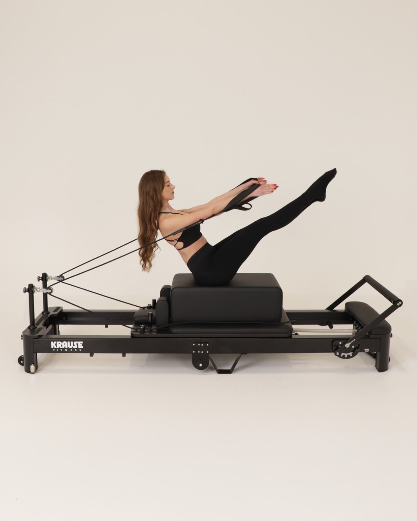 SKŁADANY REFORMER DO PILATESU KRAUSE FITNESS CZARNY