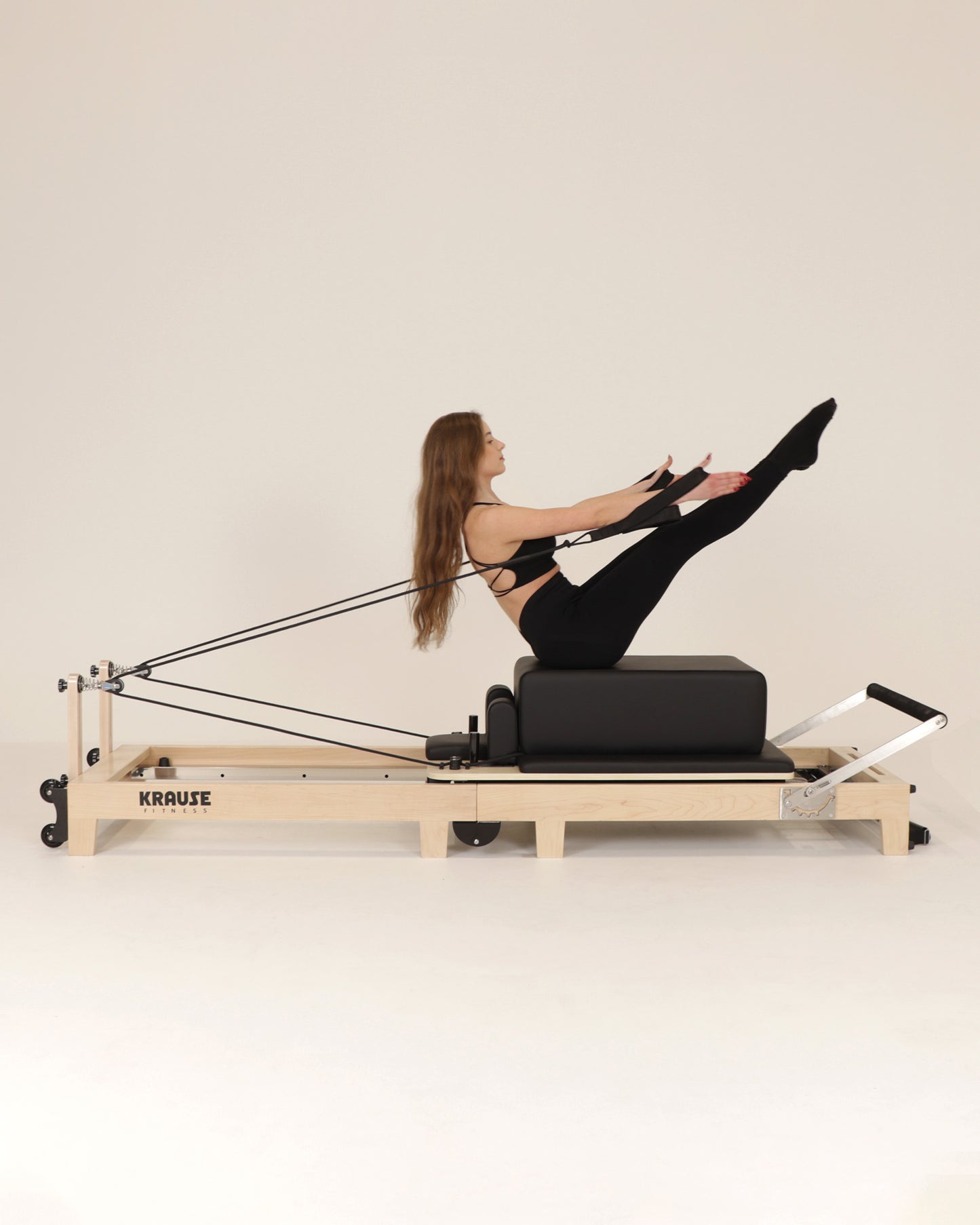 SKŁADANY REFORMER DO PILATESU KRAUSE FITNESS DREWNIANY