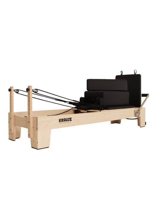 Wooden Pilates reformer
